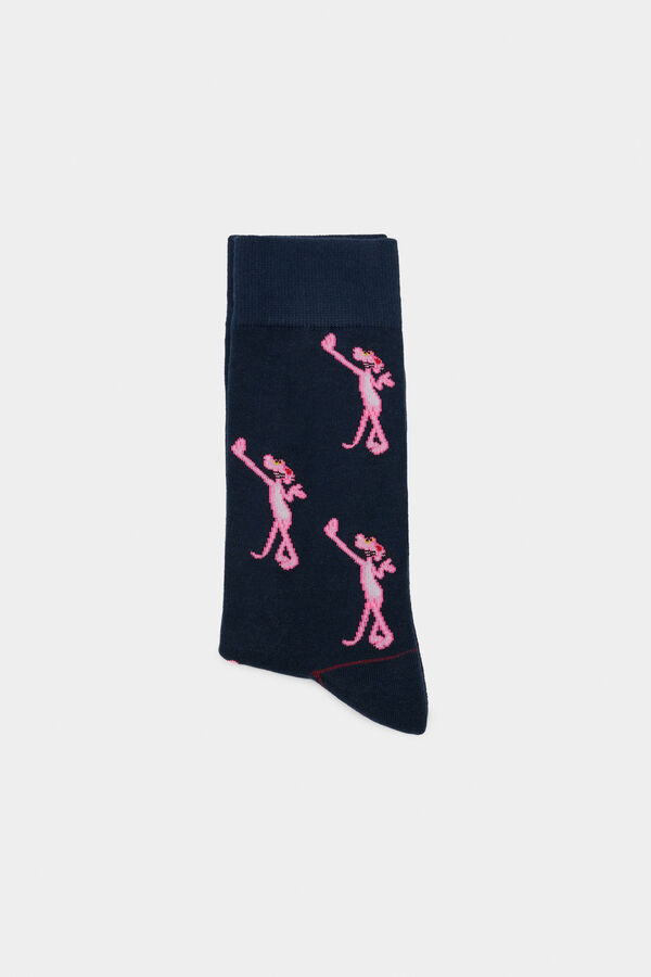 Springfield Pink Panther Knee High Socks blue