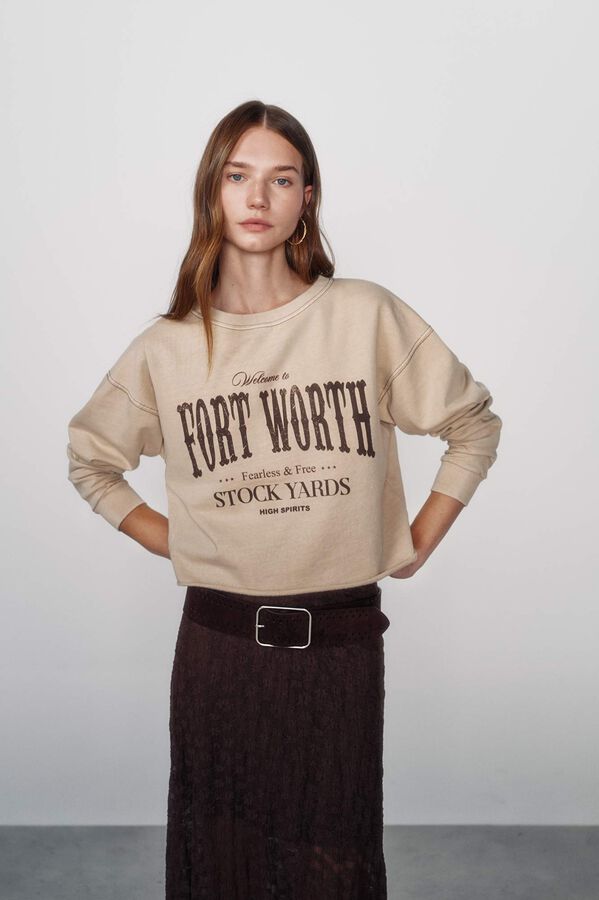 High Spirits Majica dugih rukava Smeđa