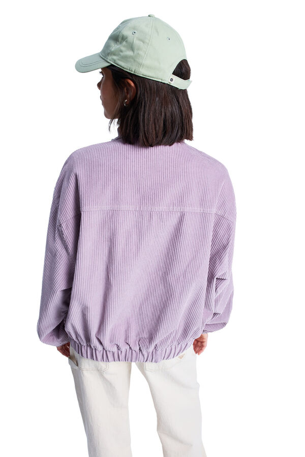 Roxy Slow Song Ii - Chaqueta oversize de pana para mujer morado/lila