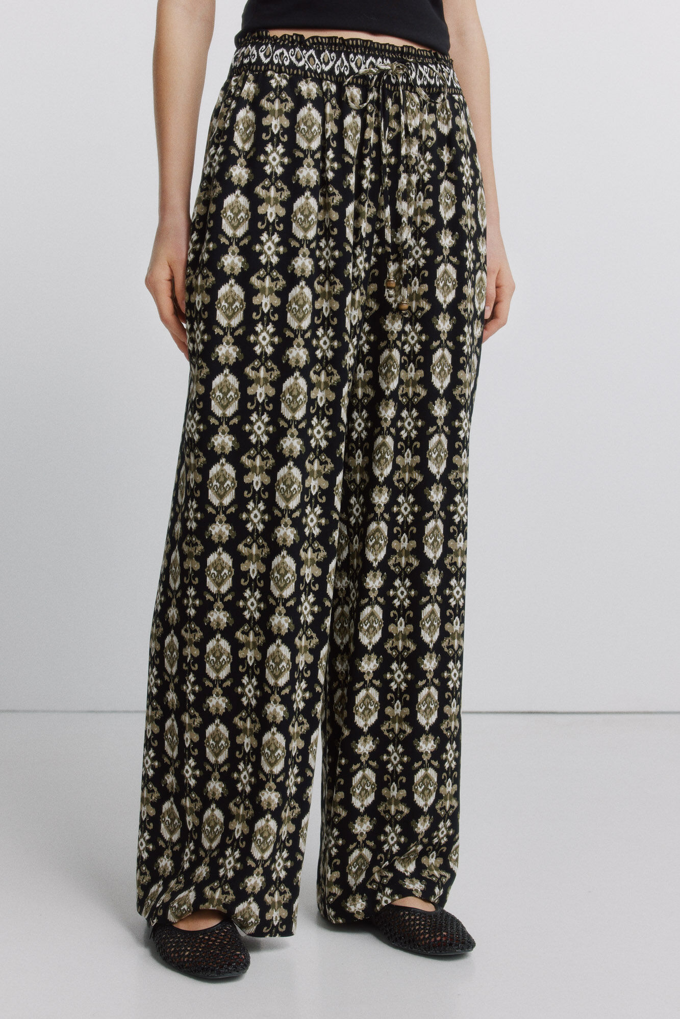 Springfield Pantal&oacute;n estampado r&uacute;stico cord&oacute;n