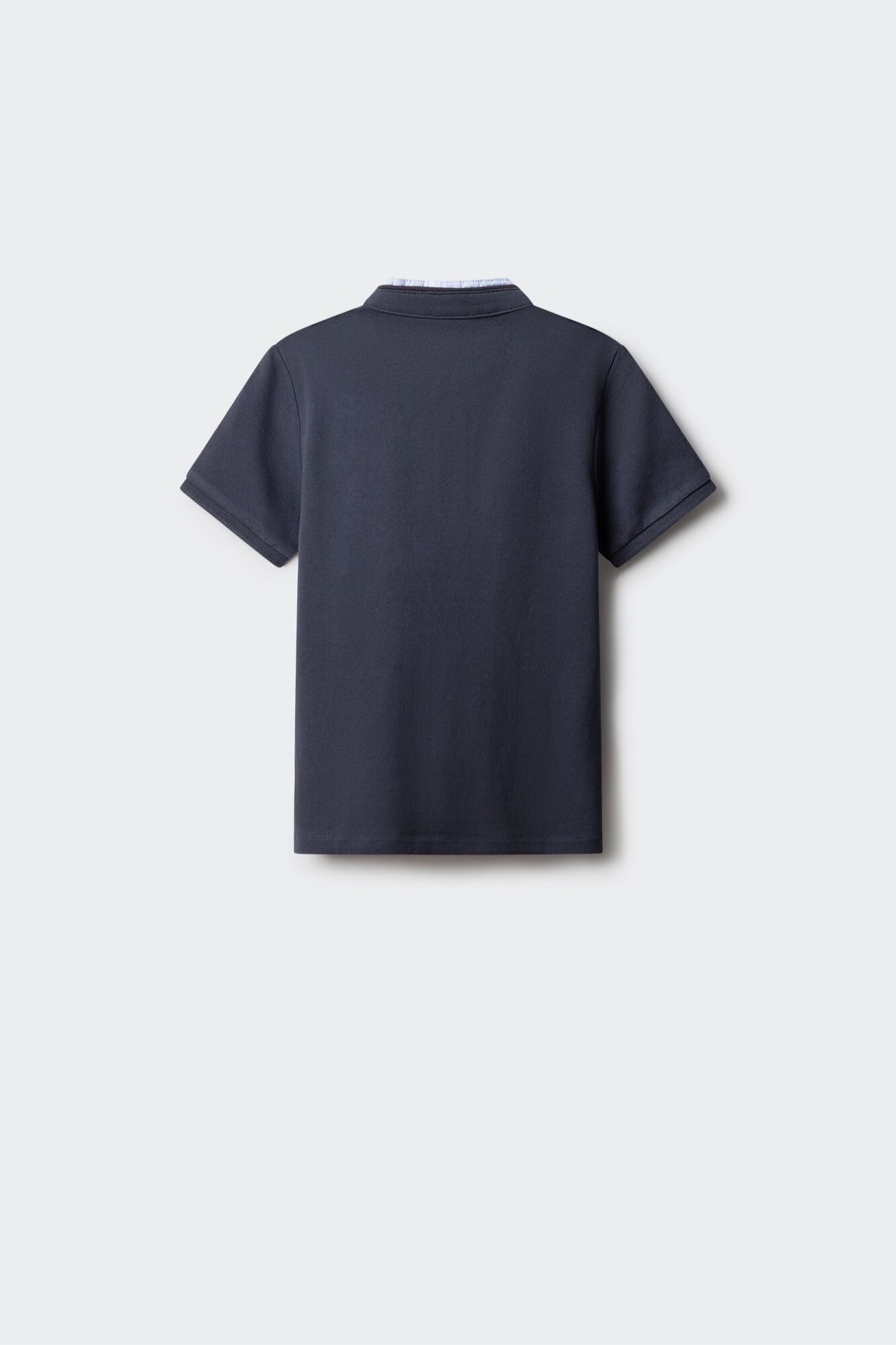 Springfield Kids Dečija polo majica sa kineskom kragnom od &scaron;ambrija