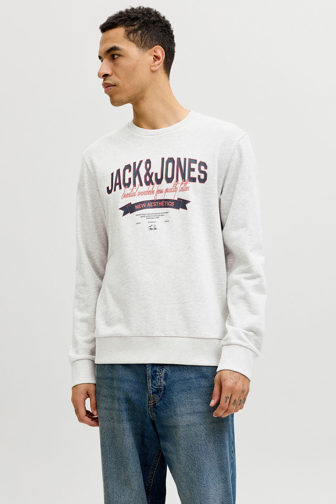 Jack & Jones Sudadera logo grande