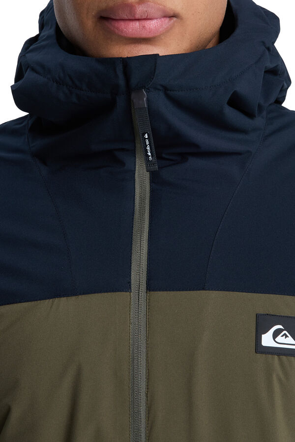 Quiksilver Jaqueta para homem impermeável Overcast 3K Insulated estampado