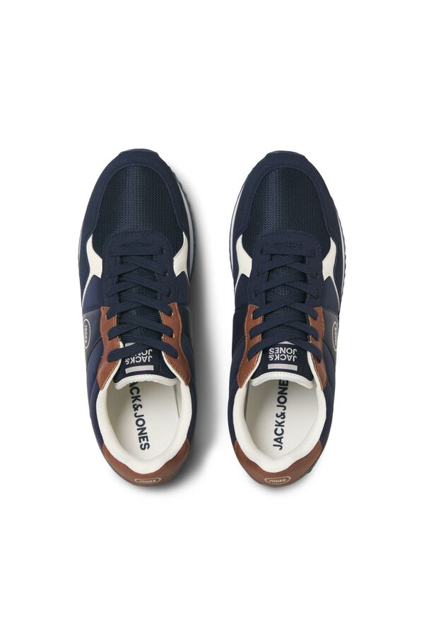 Jack & Jones T&ecirc;nis estilo retr&ocirc; azul