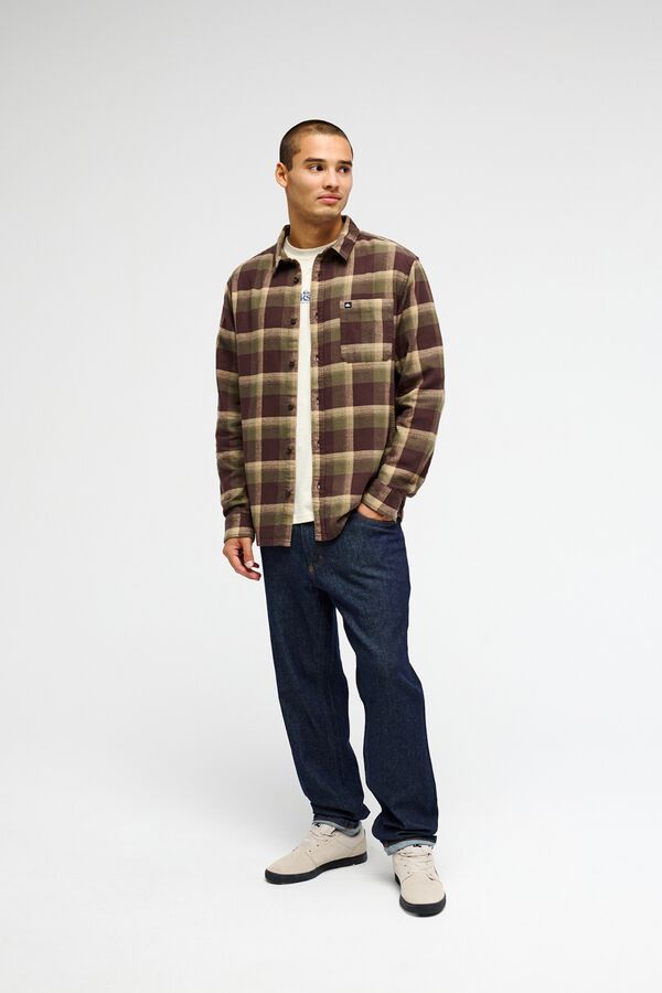 Quiksilver Camisa de manga comprida cru