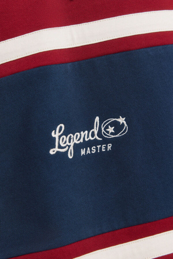 Springfield Duks sa kapuljačom i izrezima Crvena