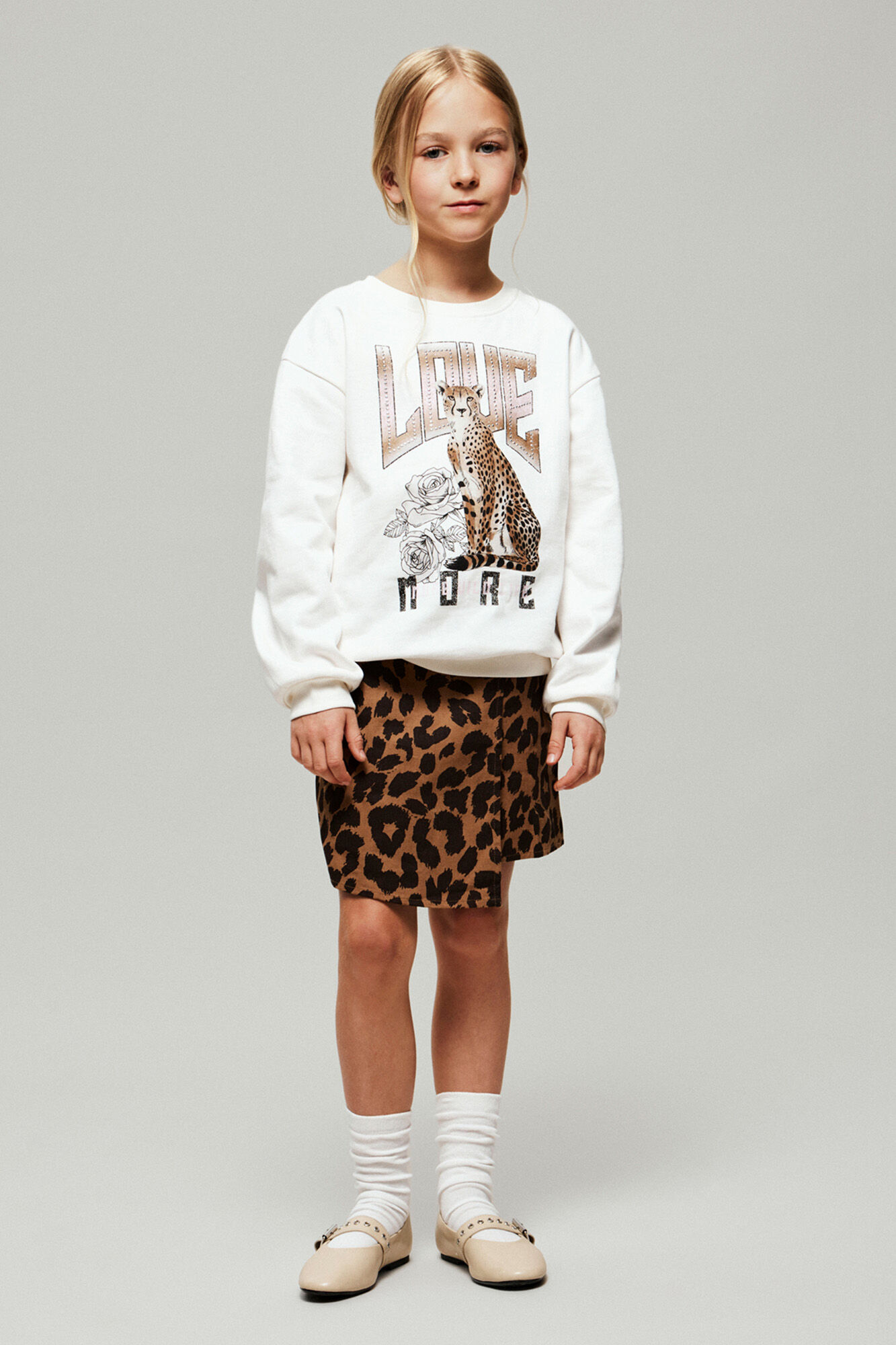 Name It Sudadera leopardo