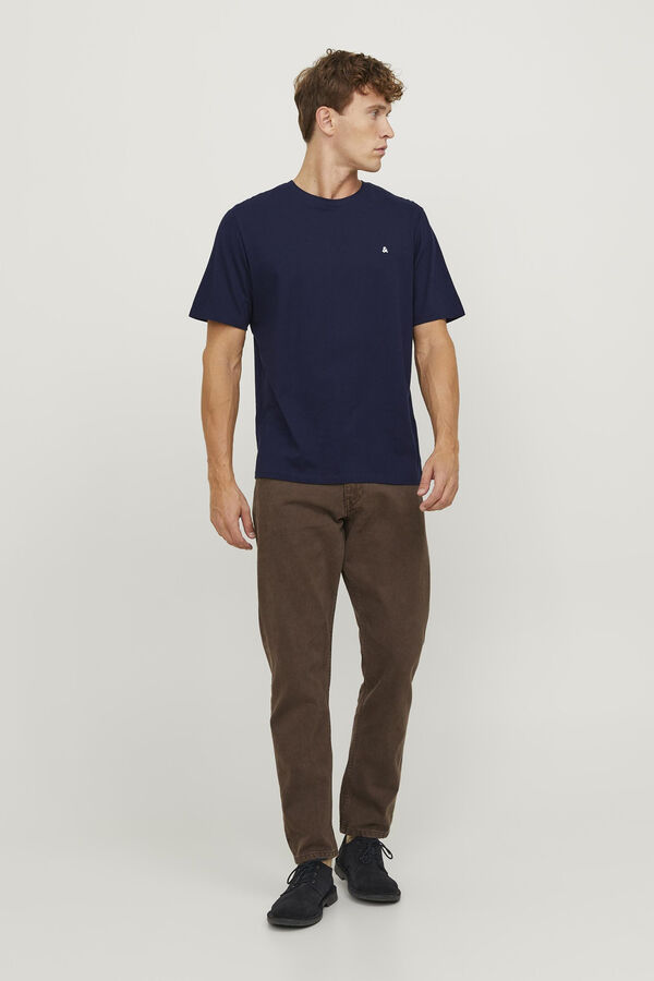 Jack & Jones Standard fit plain t-shirt blue