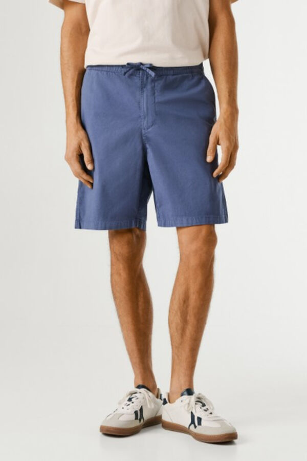 Pepe Jeans Cal&ccedil;&otilde;es em popelina azul
