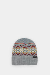 Springfield Graue Jacquard M&uuml;tze Grau