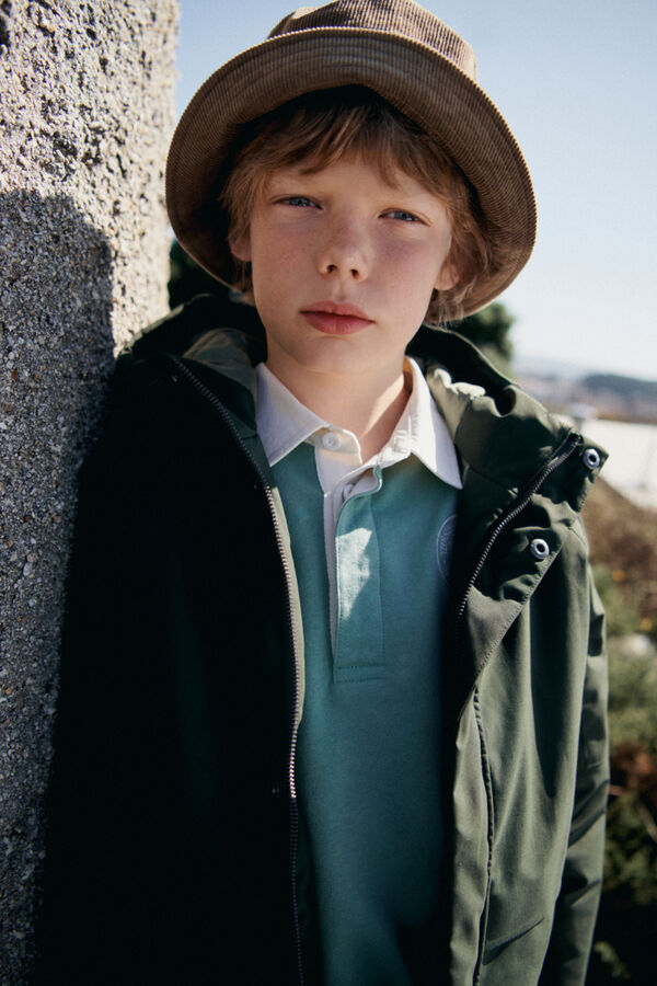 Springfield Kids Sudadera polera ni&ntilde;o verde