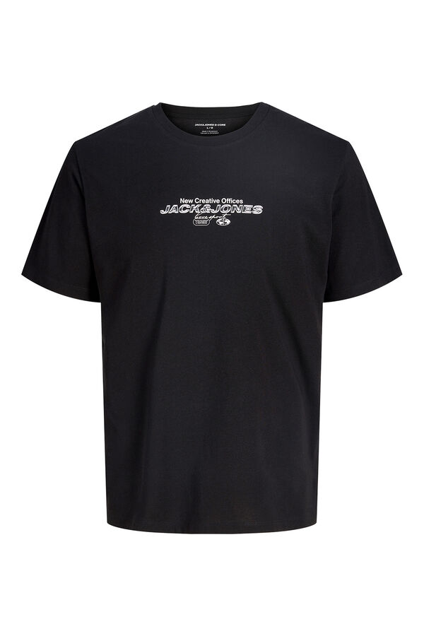 Jack & Jones Camiseta b&aacute;sica manga corta negro