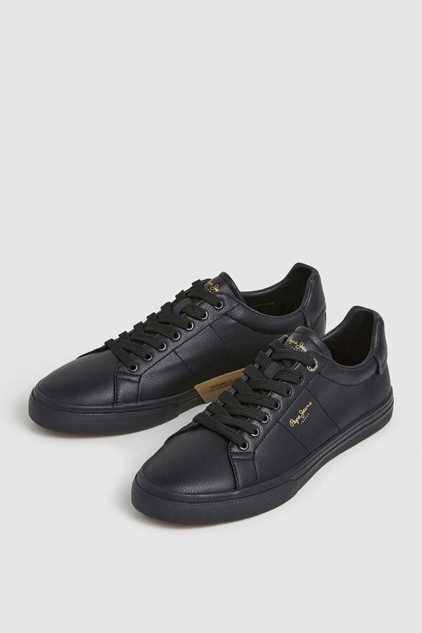 Pepe Jeans Zapatillas Clásicas Efecto Piel negro