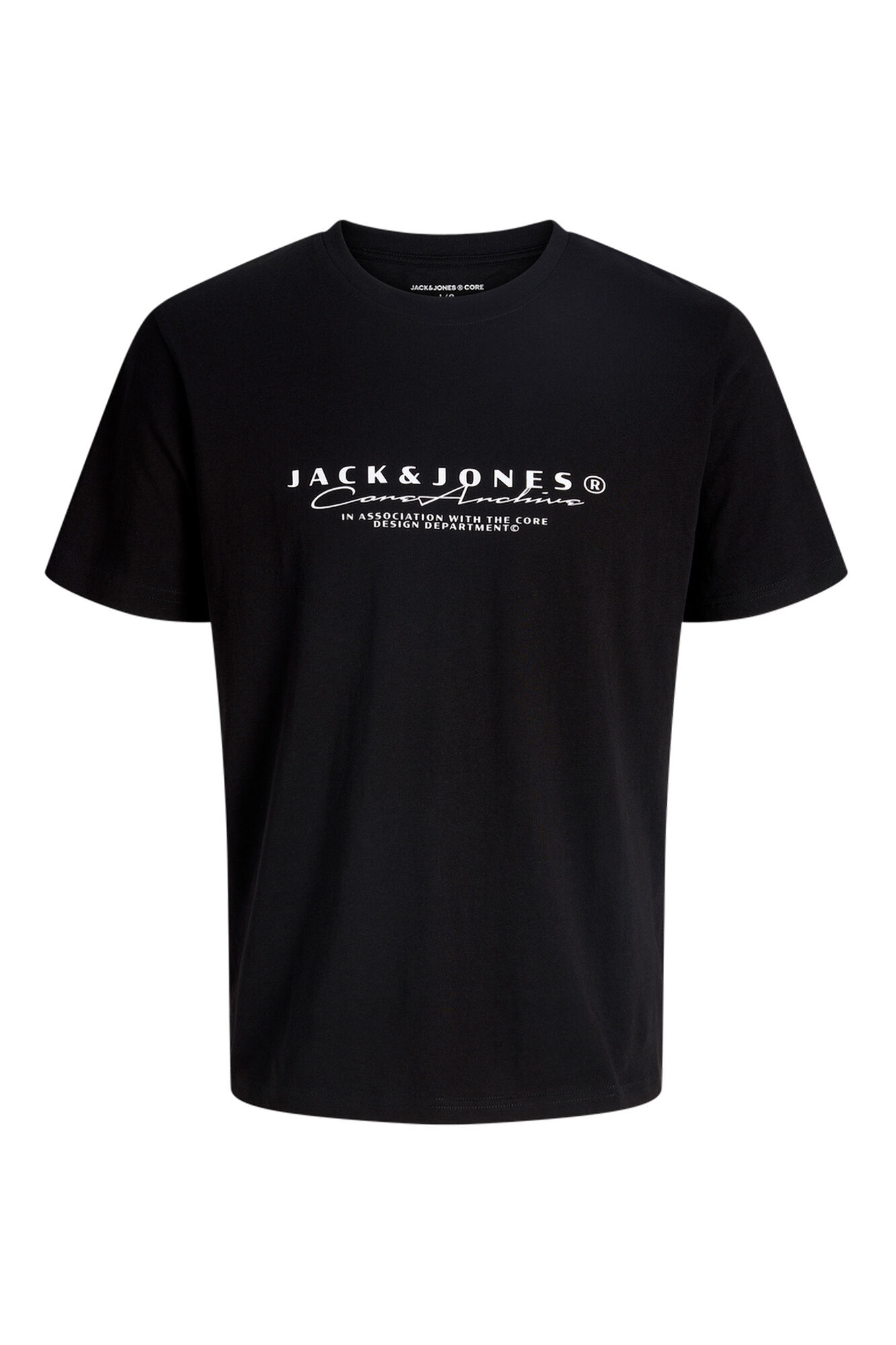 Jack & Jones T-shirt b&aacute;sica com logo