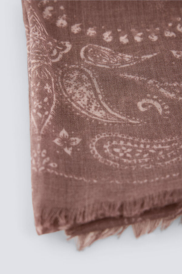 Springfield Velika bandana marama Braon