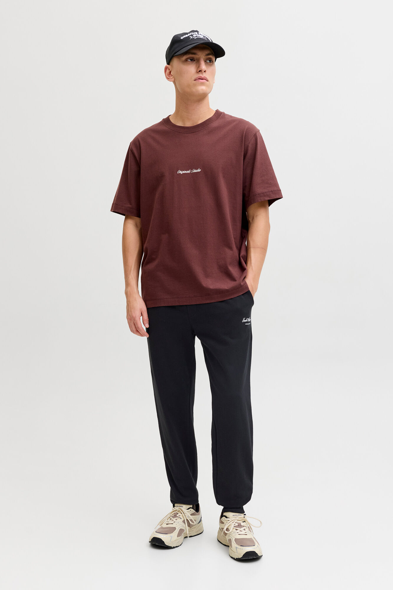 Jack & Jones Pantal&oacute;n jogger con logo