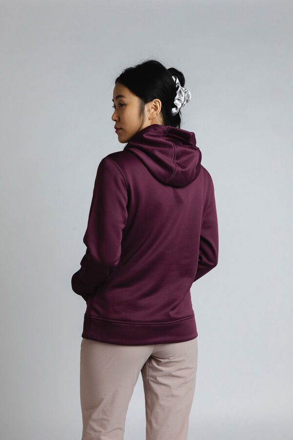 Izas Sudadera con capucha burdeos