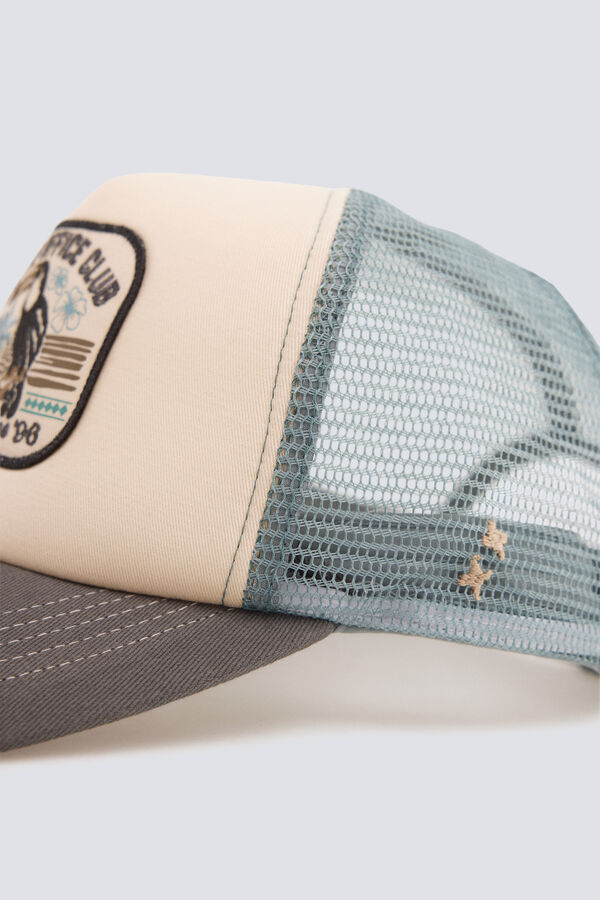 Springfield Kačket Trucker sa kontrastnim vizirom Siva