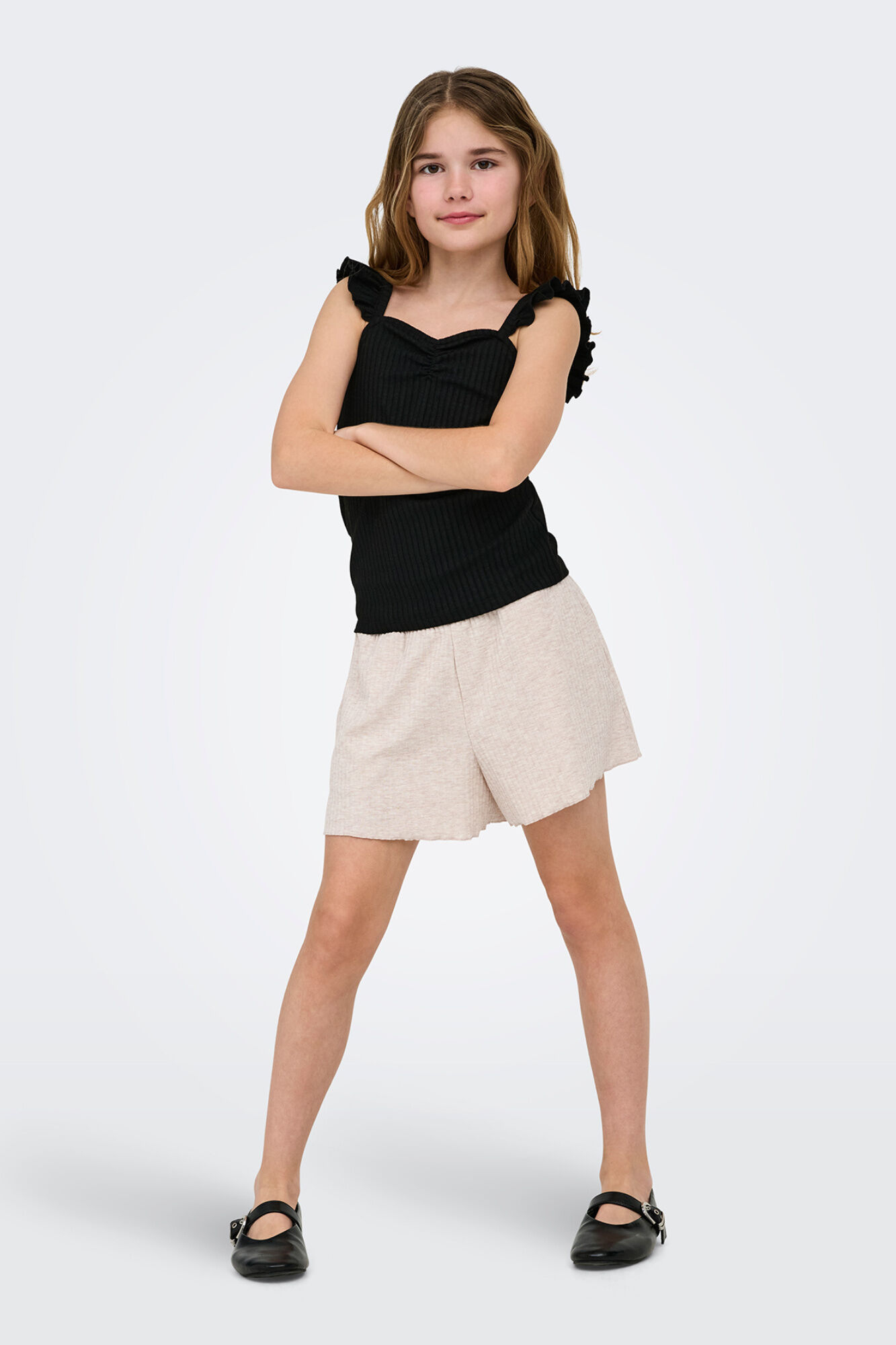 Only Girls Shorts con cintura el&aacute;stica