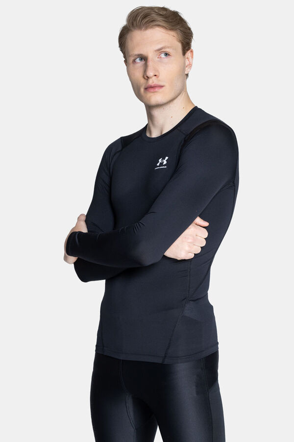 Under Armour Camiseta manga larga HeatGear negro
