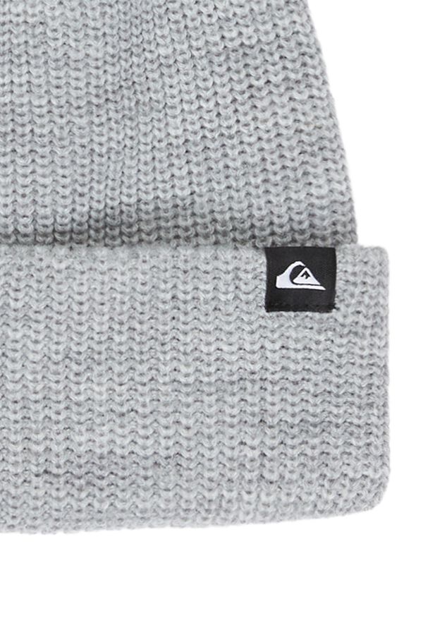 Quiksilver Gorro de malha com dobra cinzento