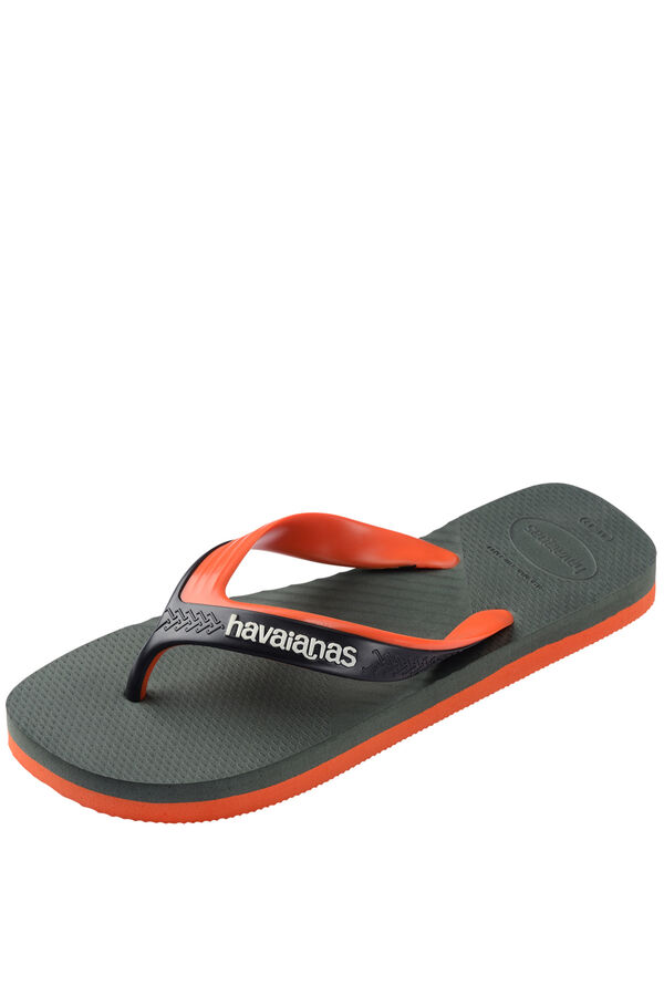 Havaianas Chanclas plataforma goma verde