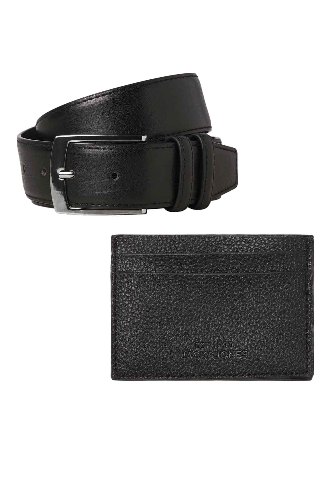 Jack & Jones Set de cintur&oacute;n y tarjetero