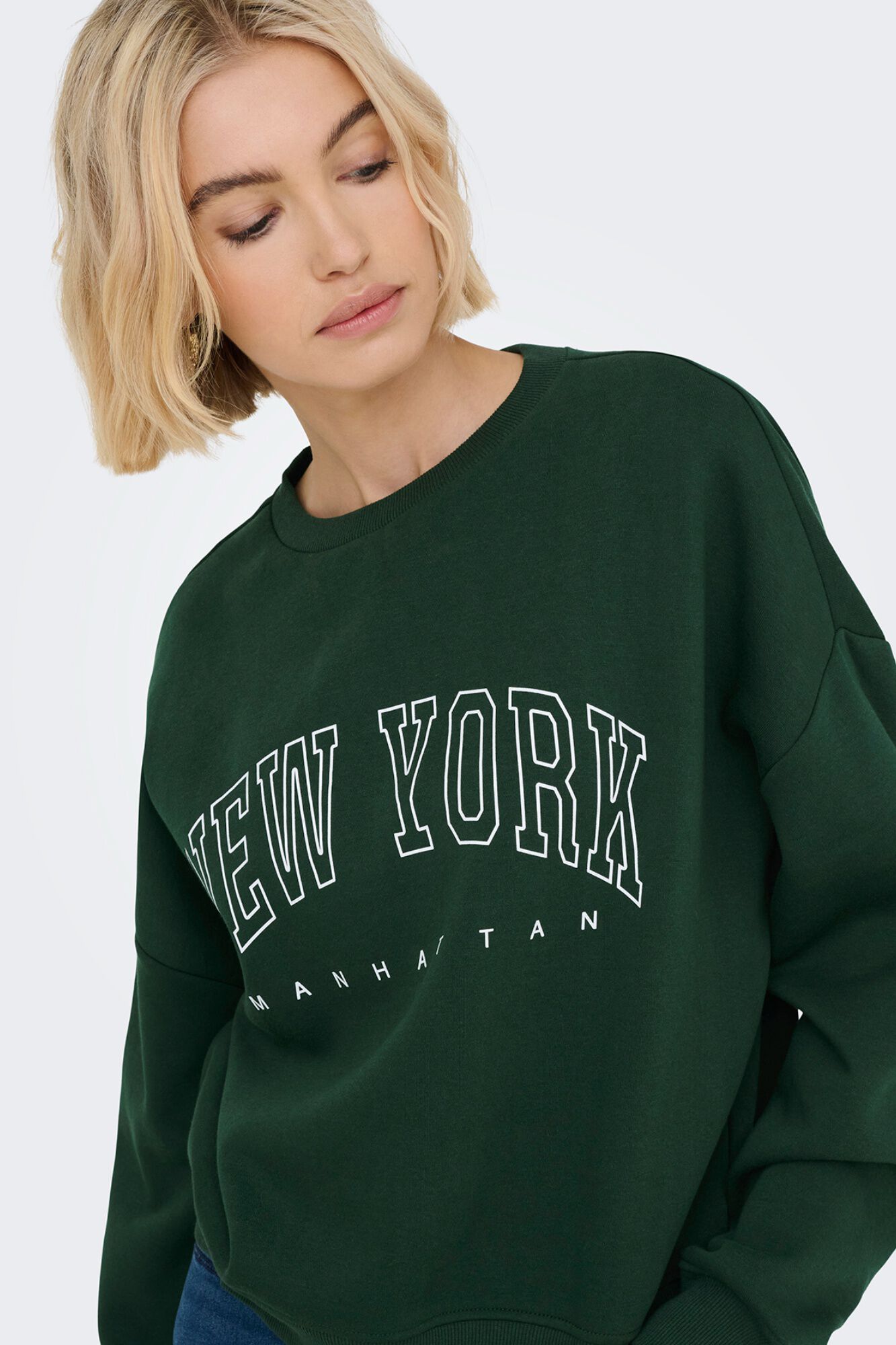 Only Sweatshirt gola redonda