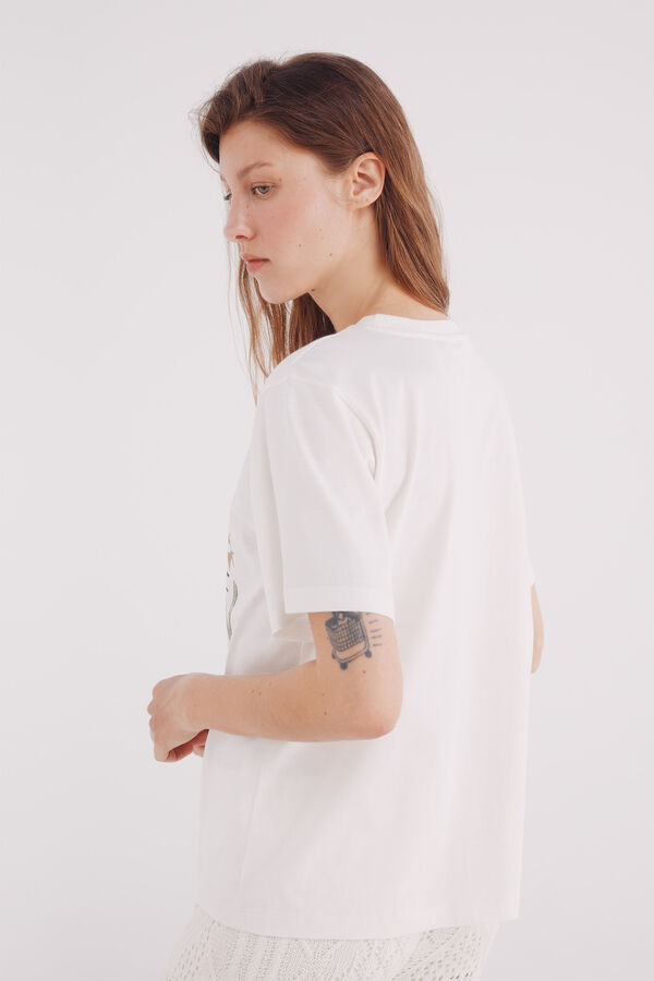 Springfield Majica Velvet Bež