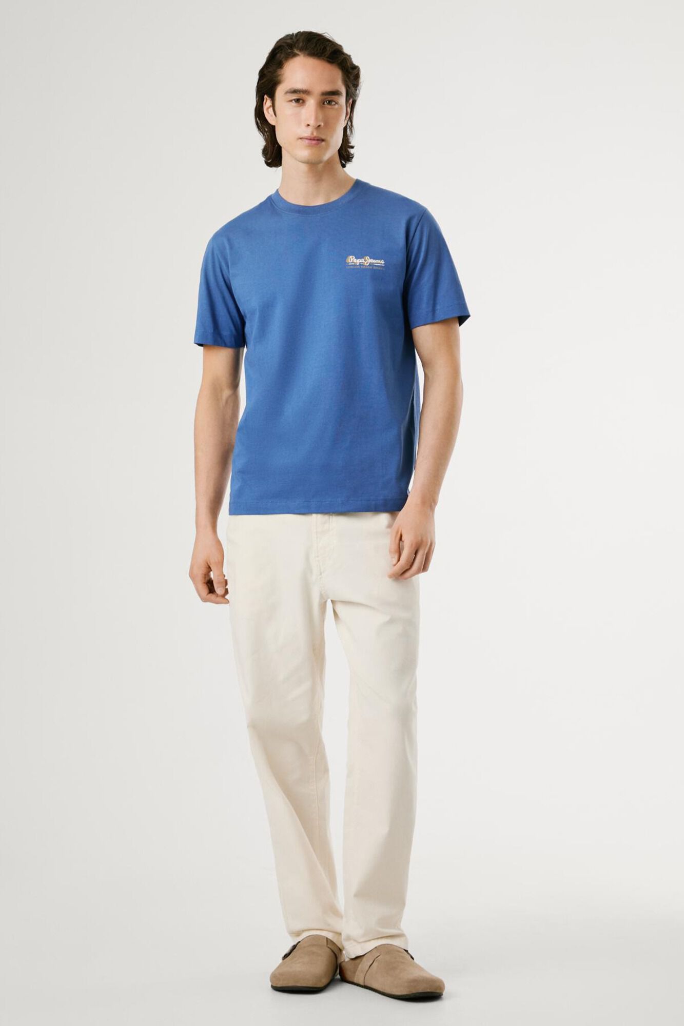 Pepe Jeans Camiseta Logo Estampado Fit Regular