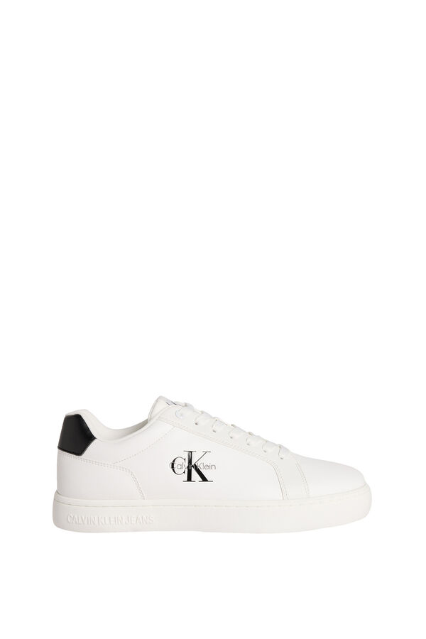 Calvin Klein Zapatilla de hombre con logo blanco