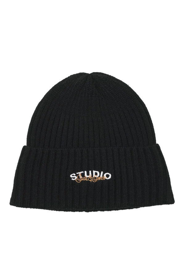 Jack & Jones Gorro estampado studio negro