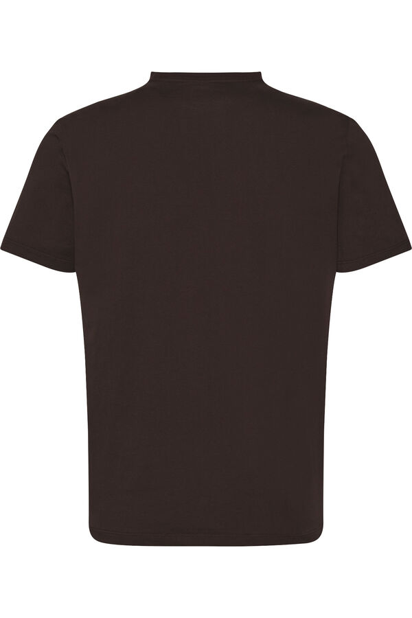 CK Jeans Camiseta gr&aacute;fico frontal marr&oacute;n