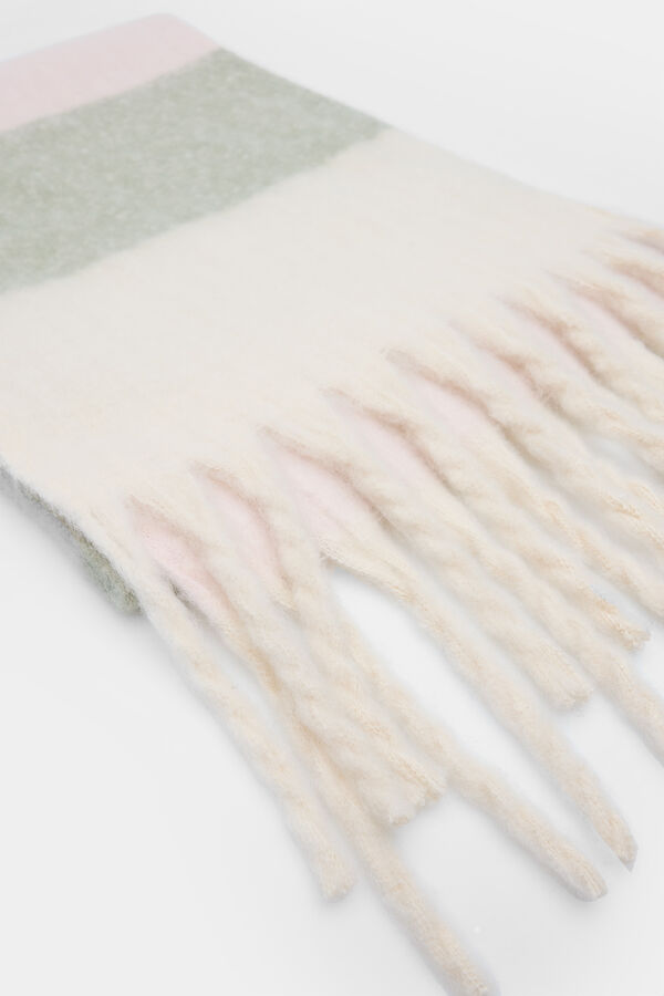 Springfield Bufanda rayas pasteles tostado