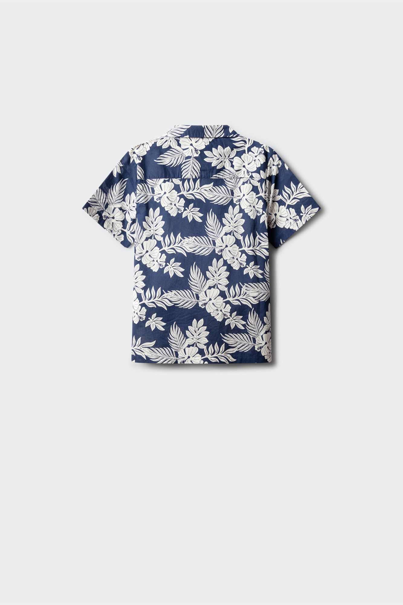 Springfield Kids Plava cvetna ko&scaron;ulja kratkih rukava za dečake