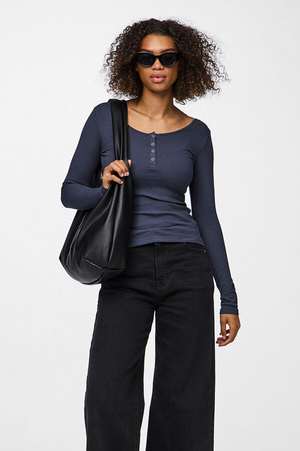 Pieces Top de canal&eacute; azul