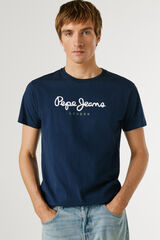 Pepe Jeans Camiseta manga corta logo azul