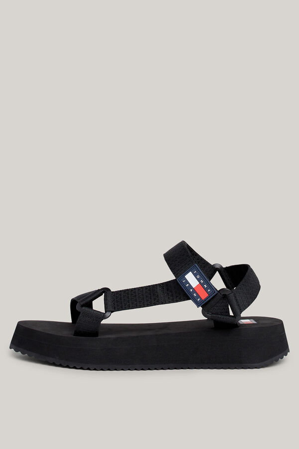 Springfield Black EVA Tommy Jeans Women sandal  black