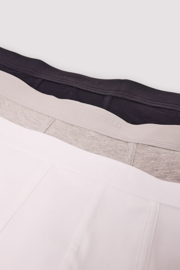 Springfield Pakirajte 3 osnovni komadi bokserice Siva