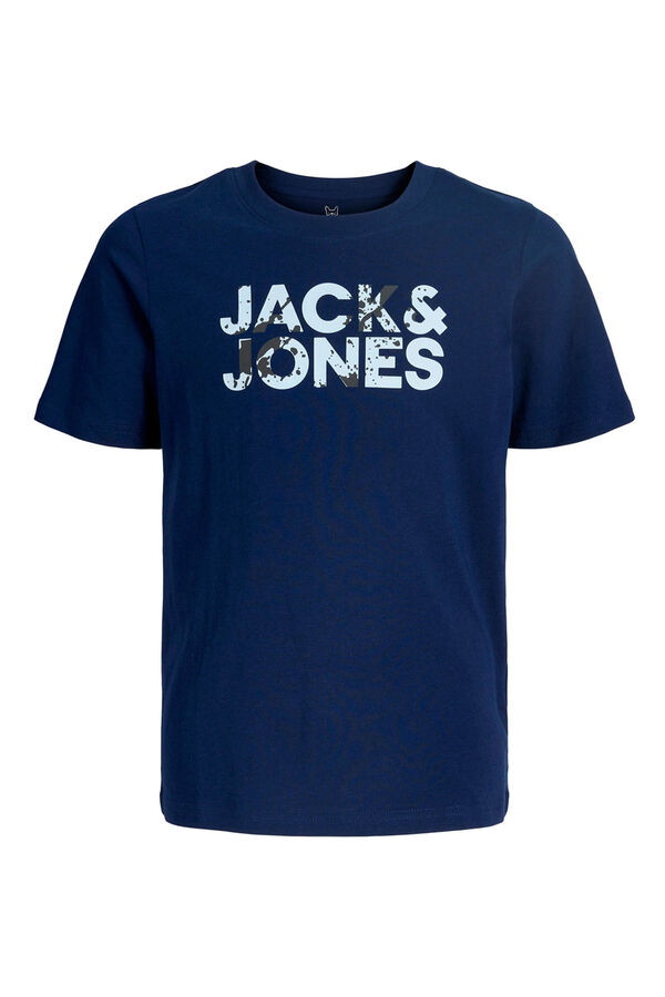 Jack & Jones Junior Regular fit short-sleeve T-shirt blue