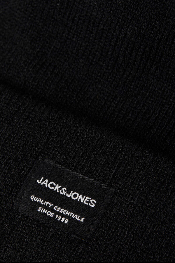 Jack & Jones Jersey-Knit beanie black