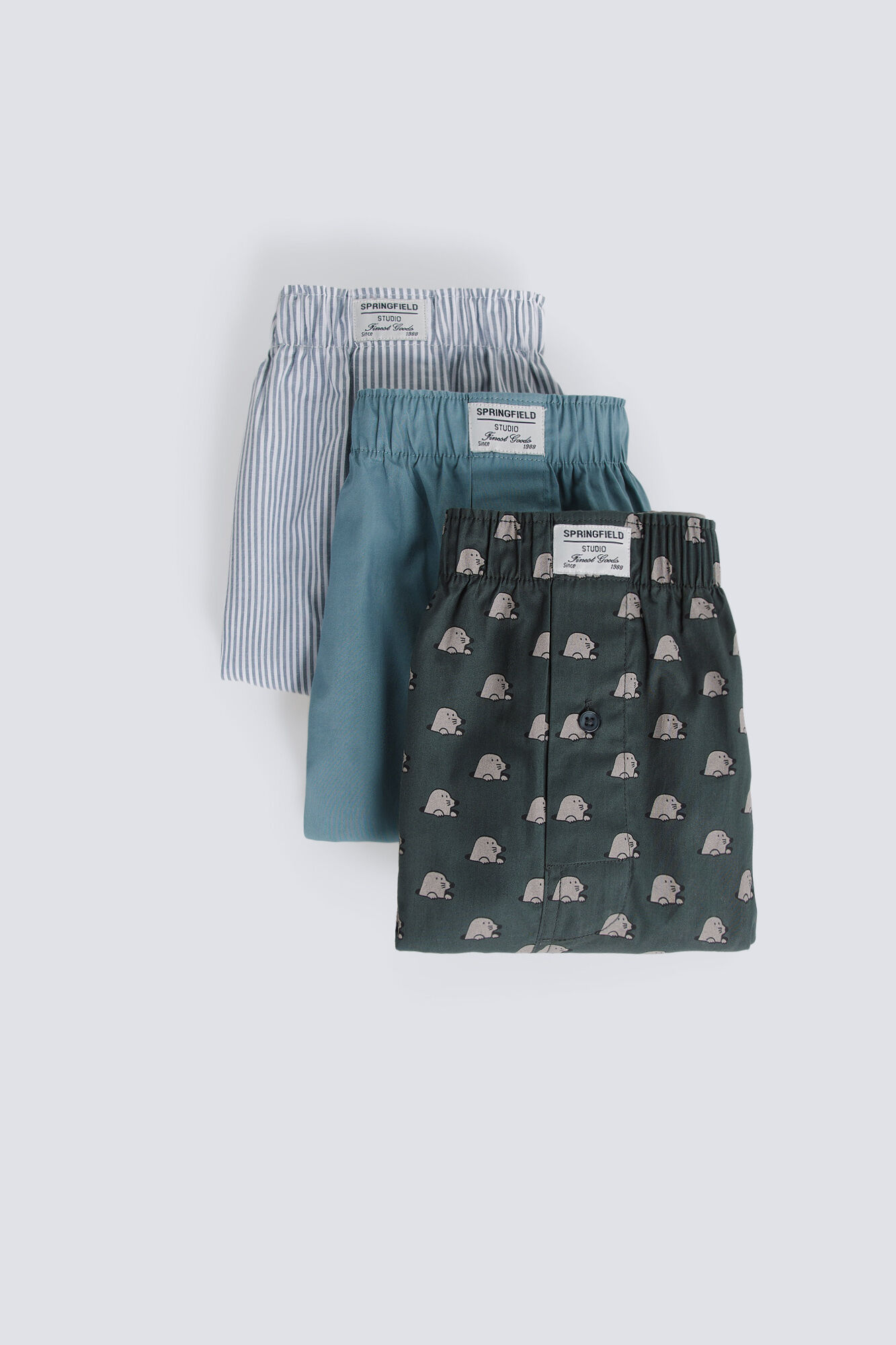 Springfield Pakovanje od 3 komada mu&scaron;kih gaća sa tufnama