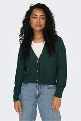 Only C&aacute;rdigan cierre de botones gris