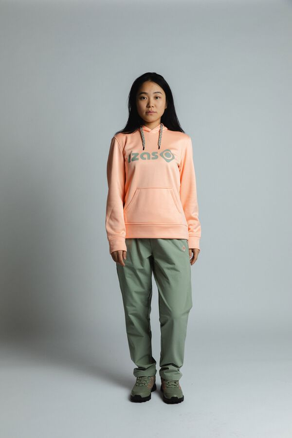 Izas Sudadera con capucha coral