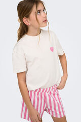 Only Girls Pijama con estampado delantero rosa