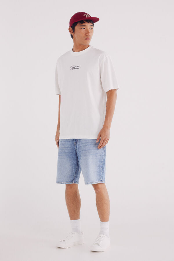 Springfield Roll with punches T-shirt Bež