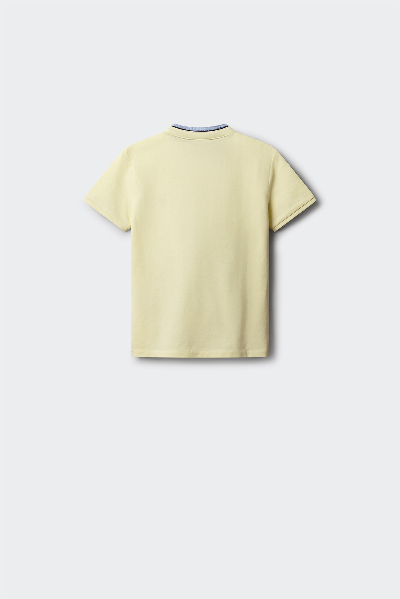 Springfield Kids Dečija polo majica sa kineskom kragnom od &scaron;ambrija