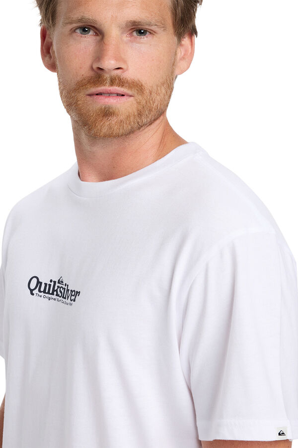 Quiksilver Camiseta de manga corta blanco
