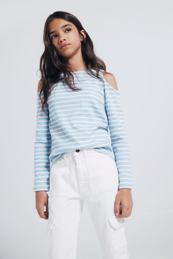 Springfield Kids Kargo pantalone za devojčice Print