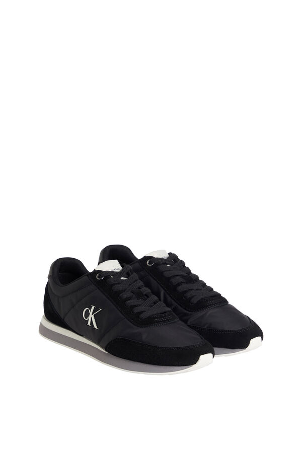 CK Jeans Zapatilla runner Calvin Klein negro